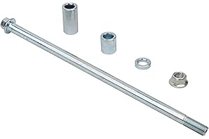 Mokuo 12mm 280mm Front Rear Axle with Bushing 5mm 20mm 30mm Fit for Pit Dirt Bike Moped Scooter QUAD ATV Mini Bike Parts