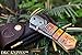 DKC Knives (121 5/18) DKC-136 Chief Damascus Steel Folding Pocket Knife 4.5