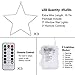 MAOYUE Window Lights 3 Pack Christmas Window Star Lights with Timer Battery Operated Christmas Decorations 8 Lighting Modes with 3 Remote Controls for Outdoor, Indoor, Porch, Party, Warm White