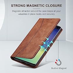 Jasonyu Flip Wallet Case for Samsung Galaxy S10