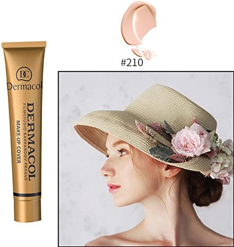 Authentic100%Dermacol Base Make up Cover 30g Primer Concealer Base Professional Face Dermacol Makeup Foundation Contour Palette (#210)