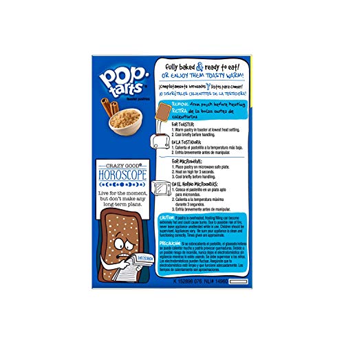6 Pop+Tarts+Breakfast+Pastries+Cinnamon+Flavored
