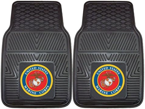 FANMATS Military Unisex-Adult Heavy Duty Car Mat Set - 2 Pieces