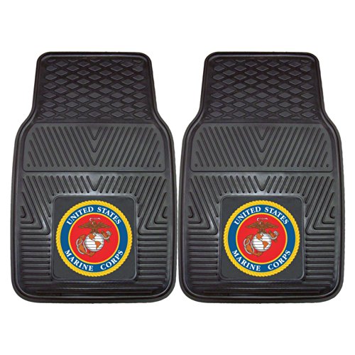 FANMATS Military Unisex-Adult Heavy Duty Car Mat Set - 2 Pieces