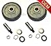 (2 PACK) 303373K AP4008534 PS1570070 DE693 Y303373 W10116741 OEM Dryer Rollers and Shaft Kits