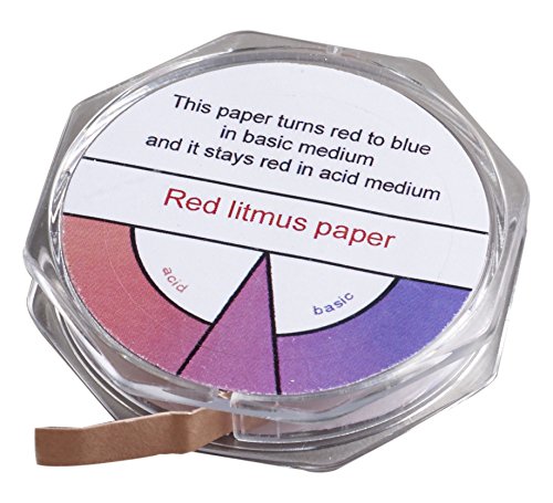 Camlab 1171270 Litmus Test Paper Reel, 7 mm x 5 m, Red