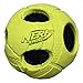 Nerf Dog Bash Rubber Wrapped Tennis Ball Dog Toy, Lightweight, Durable and Water Resistant, 2.5 Inches, for Small/Medium/Large Breeds, Two Pack, Green and Blue