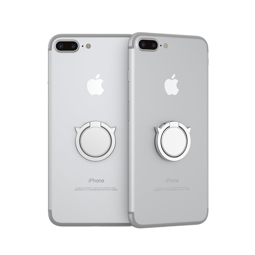 Universal Cell Phone Ring Holder Stand, Finger Kickstand Loop Mount Stent, 360° Rotary Safe Hand Grip & Car Ring Hook Bracket for iPhone X / 8 / 8 Plus / 7 / 7Plus Samsung Galaxy S7 / S8 Note 8