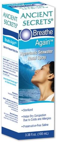 Ancient Secrets Breathe Again Nasal Spray - 3.38 fl oz
