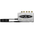 Behringer U-Phono UFO202 Audiophile USB/Audio Interface with Built-in Phono Preamp,Black