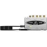 Behringer U-Phono UFO202 Audiophile USB/Audio Interface with Built-in Phono Preamp,Black