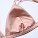 MOSHENGQI Women Brazilian Top Thong Cheeky Bottom Spaghetti Strap Swimsuit Bikini Set(S(US Size 2-4),Pink)