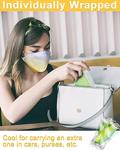 KF94 Mask for Women Men, 20 Packs Assorted Color Masks Individually Wrapped, Disposable Colorful Printed Mask Comfortable Fit for Adult, 4-Ply Breathable Mask with Adjustable Ear Loops