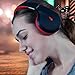 AUSDOM Wireless Bluetooth Headphones Over Ear, AH2-1 Stereo Bass Foldable Wireless Wired Headsets with Microphone 20-Hrs Playtime, Memory Foam 40mm Drivers for PC/Cell Phones/TV