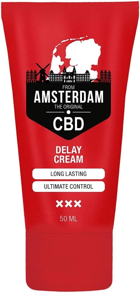 Shots Lubes Liquids Pharmquest by Shots Original CBD from Amsterdam PHA197 Delay Cream 50 ml Red - Image 3