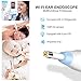 Wireless Otoscope WiFi Ear Endoscope Earwax Removal Curette HD 720P Waterproof Digital Ear Cleaning Tool with 6 Adjustable LEDs for iPhone/Android Smartphone/iPad