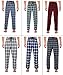 RK Classical Sleepwear Men's 100% Cotton Flannel Pajama Pants,Green, Plaid (F0162),Large