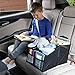 Leo&Ella Backseat Car Organizer For Kids - Fits All Road Trip Essentials & Car Travel Accessories For Long Trips - Collapsible 8 Compartment, Kid Car Organizer Is Best For Toys, Books, Games & Snacks