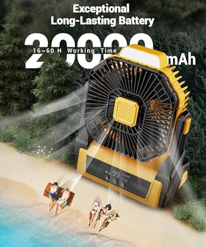 fan for beach tent
