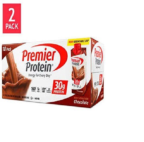 Premier Protein Chocolate Shakes 2-18PKS (36 - 11oz. Shakes) (Best Chocolate Protein Shake Recipe)