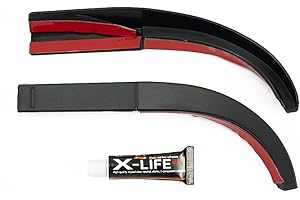 Water Rain Diverter Guard Slot Gutter Extension for Jeep for Wrangler JK 2007-2017 - Left Right Upper Roof Drain Trim, No Dri