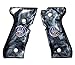 AJAX Custom Beretta Pearlite 92/96 Grips with Logo Coin (Black Pearlite with Beretta Medallion)