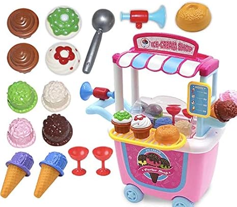Amazon Baobe アイスクリーム屋さん おままごとセット アイスクリーム アイス屋 お店屋さんごっこ 女の子 おもちゃ お誕生日プレゼント 入園の祝い クリスマス お店屋さん おもちゃ