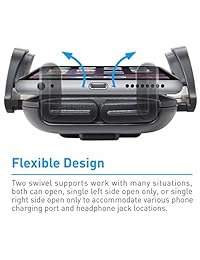 Ma y - Soporte para teléfono móvil con cuello flexible extra largo de 8 pulgadas para iPhone