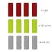 3M Reflective Diamond Grade DG3 Hi-Vis Waterproof Stickers Multi-Color Pack - 12 pcs 1.18in x 3.25in (3cm x 8cm) primary