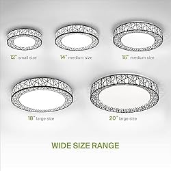 ASD 20 Inch LED Flush Mount Ceiling Light - Modern