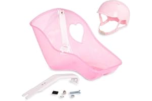 VWPEYY Generation Our Pink 18 Doll Bicycle Seat and Helmet
