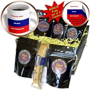 3dRose Florene World Food Flags - Russian Chefs - Coffee Gift Basket (cgb_51497_1)