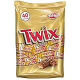 TWIX Caramel Minis Size Chocolate Cookie Bar Candy 40-Ounce Bag