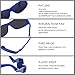 Baby Sunglasses with TPE FRAME & UV400 LENS & Adjustable Straps 0-12months