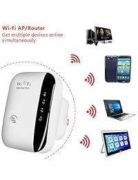 Extensor WiFi Mini Extensor WiFi, repetidor inalámbrico WiFi N300 para 2,4 GHz Internet WiFi señal Booster