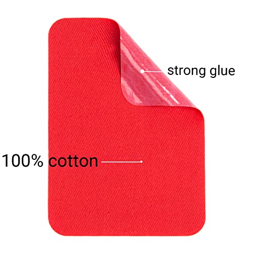 GYGYL 15Pcs 100% Cotton Iron-on Patches, Repair Patches for Clothing, Iron on for Inside Jeans and Clothing Repair (Mixed Color )