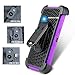 S6 Edge Plus Case, BENTOBEN S6 Edge+ Holster Case Cover - Dual Layer [Heavy Duty] Rugged Armor Protective Case Cover with Kickstand and Belt Swivel Clip for Samsung Galaxy S6 Edge Plus Case - Purple