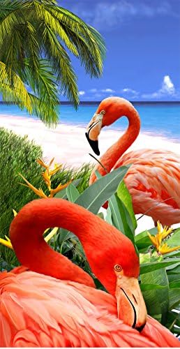 Flamingo Fantasy Wonder Beach Towel