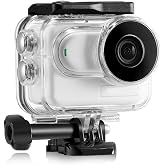 KETOPKIN Waterproof Case for Insta360 GO 3 Camera | 60M/196FT Underwater Diving Protective Shell for Insta360 Go3 Camera Accessories,Dive Case for Insta 360 Go 3,Diving Housing