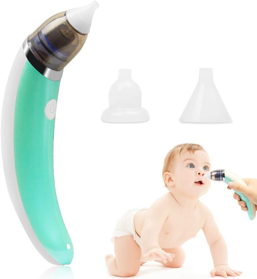 pulizia naso neonato con aspiratore