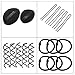 70 PACK Hair Styling Accessories Kit Set,Sonku Magic Bun Maker Hair Braid Tool for DIY Clip Curler Roller Twist for Girls and Womenthumb 1