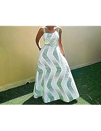 VERWIN Maxi Vestido de cuello cuadrado para mujer, sin mangas, vestido largo Maxi