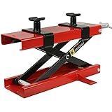 Zeny 1100 LB Wide Deck Motorcycle Center Scissor Lift Jack Hoist Stand Bikes ATVs (#01)