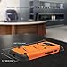 Zizo BOLT Series compatible with Samsung Galaxy S7 Active Case Military Grade Drop Tested with Tempered Glass Screen Protector Holster ORANGE BLACK