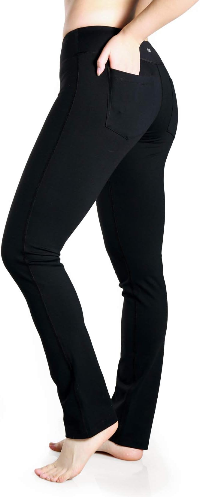 27"/29"/31"/33"/35"/37" Women's Straight Leg Yoga Pants Workout Pants