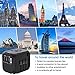 Travel Adapter, CHUNNUO Universal International Power Adapter, Worldwide All in One AC Outlet Power Plug Adapter 3 USB + 1 Type C Charging Ports for USA UK AUS European 200 Countries