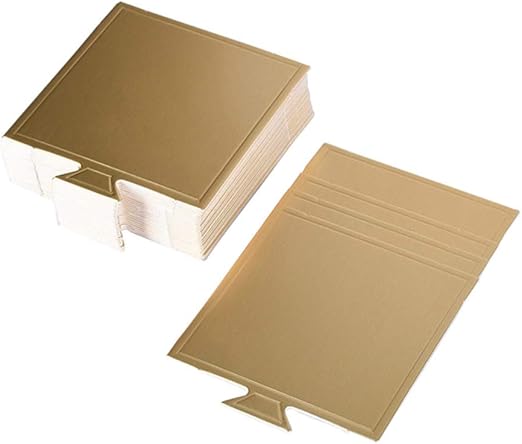 9cm 100x Toruiwa Semelle A Gateau Support De Presentation Rectangulaire En Carton De Qualite Alimentaire Dore Pour Mousses Cupcakes 5 Cuisine Maison Vaisselle Et Arts De La Table Zwembaddebeemd Nl