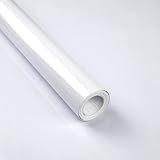 Decoroom White Sticky Back Plastic Vinyl Wrap 90x600cm Self Adhesive
