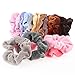SUBANG 12 Pieces Colors Fashion Hair Bands Deft Bun Maker Cloth Maker Summer Headband Hair Twist Tool Hair Accessories for Women Girls