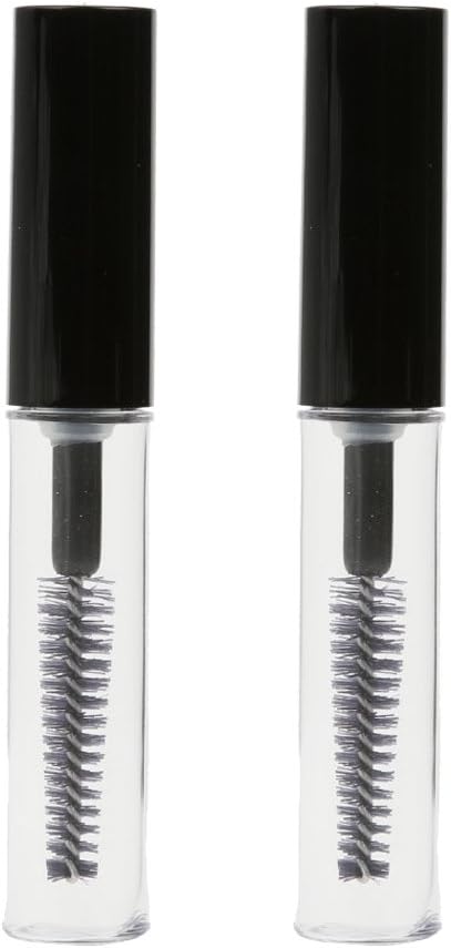 2 x 4ml Empty Plastic Bottles/Tubes for Liquid Eyelash Extension Mascara/Eyelash Growth Serum clear
